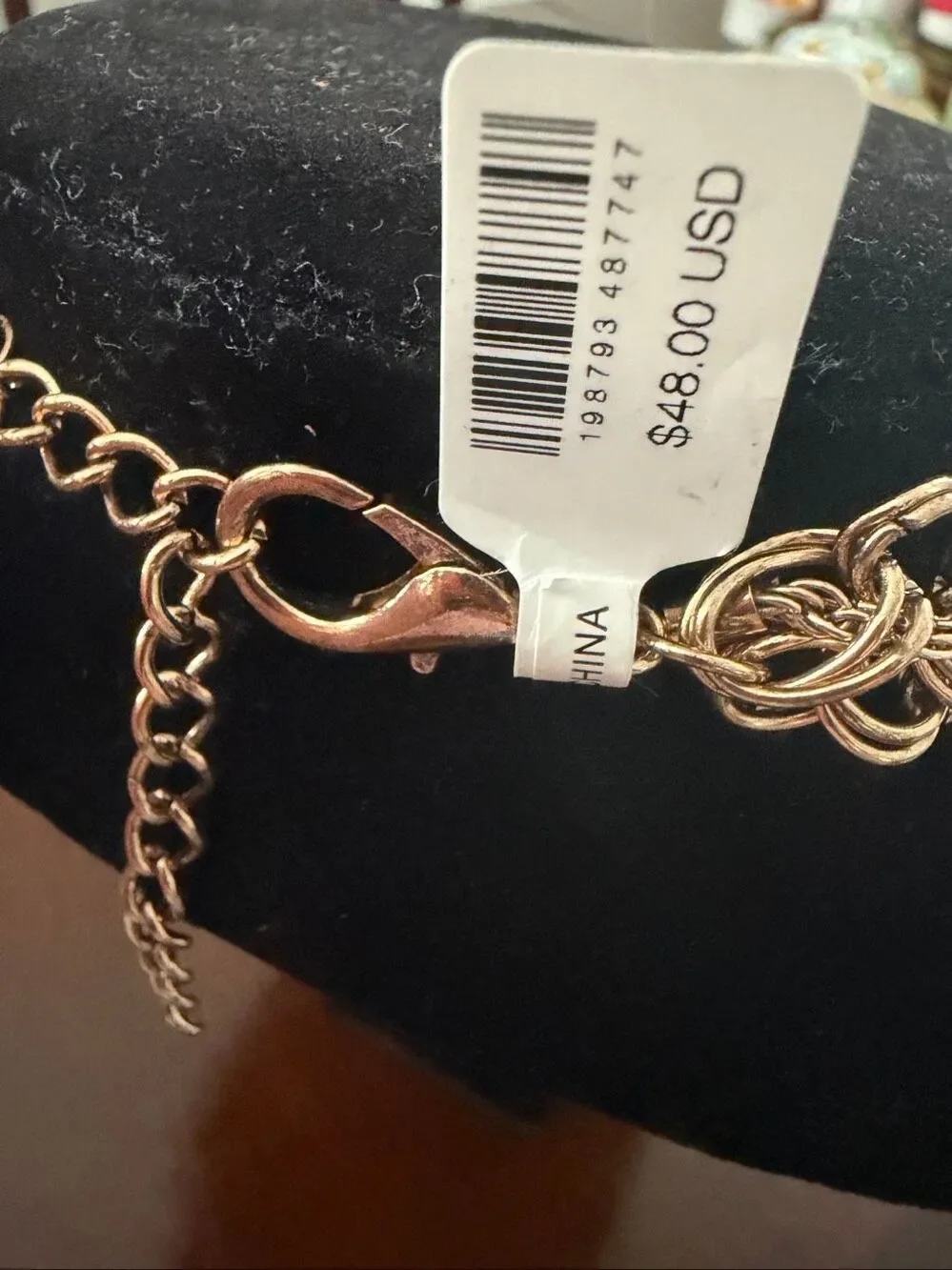 Free People Tate Layered Charm Necklace NWT